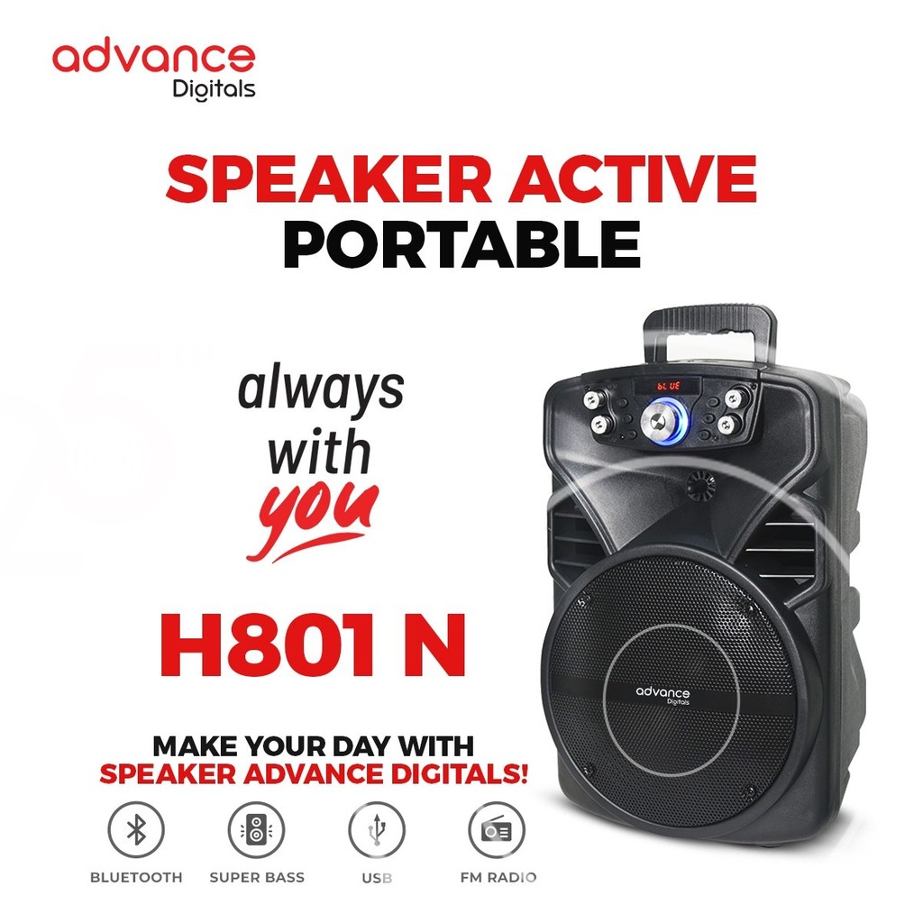 Speaker Advance H-801 N (Mic + Bass)