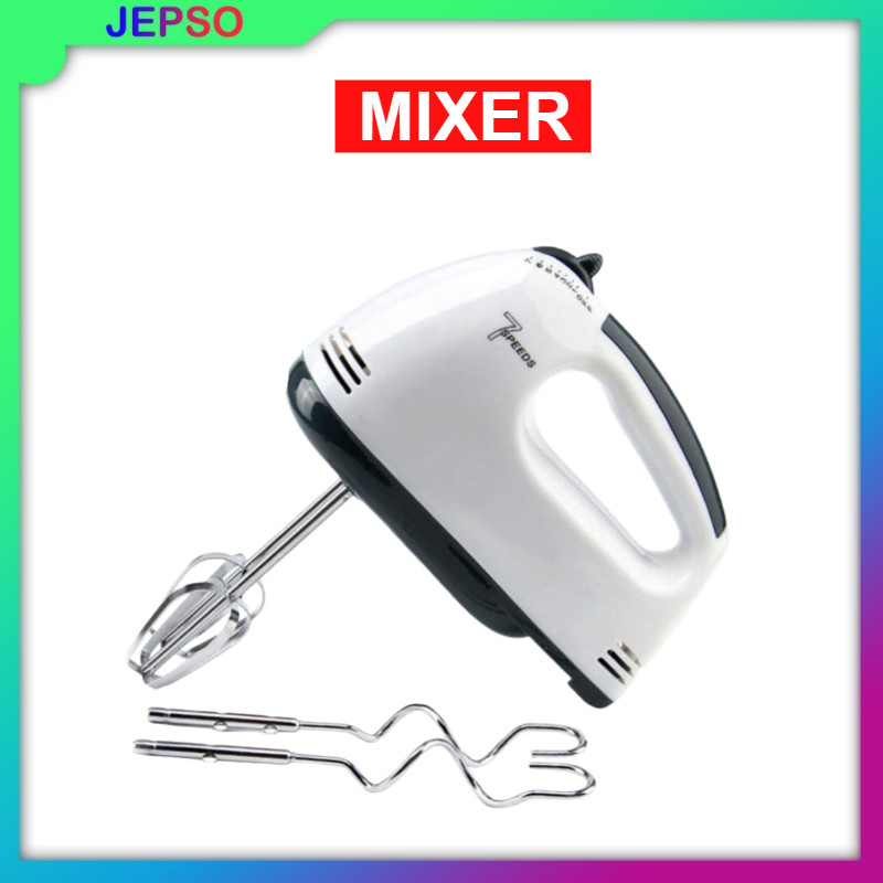 Mixer Pengocok adonan /  Mixer Kue Otomatis / Mixer Adonan KUE / MIXER / Hand Mixer Pengaduk 7 Kecep