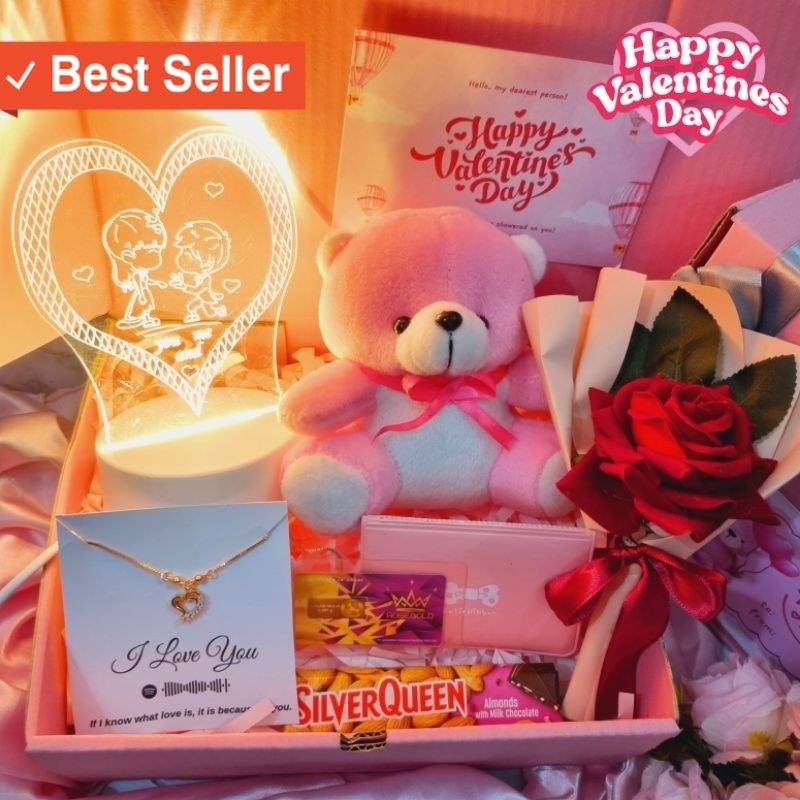Kado Valentine Terindah buat pasangan / Hampers Valentine Hadiah Cewek / Kado Anniversary Pacar / Gi