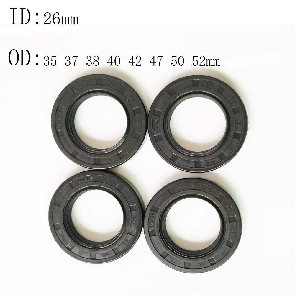 1 2PCS 26X35X7 26X37X7 8 26X38X5 7 26X40X7 8 26X42X7 10 26X47X7 8 10MM NBR Shaft Skeleton Oil Seal T