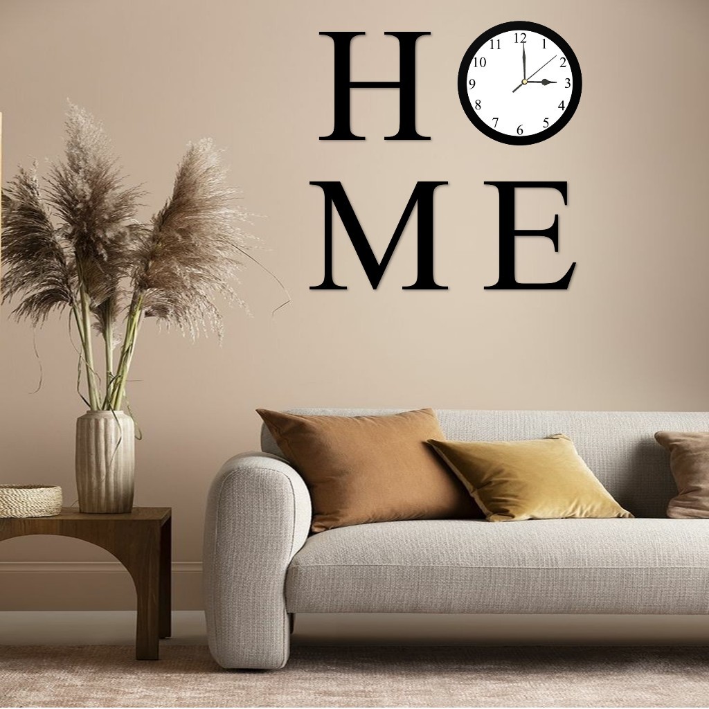 TERLARISJam & Hiasan Dinding Modern Abjad HOME