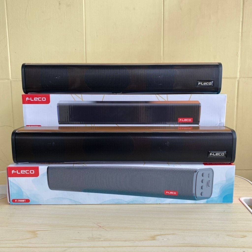 BISA COD SMART SPEAKER Speaker Soundbar Bluetooth Fleco F-788bt | Speaker Bluetooth Wireless Tv Full