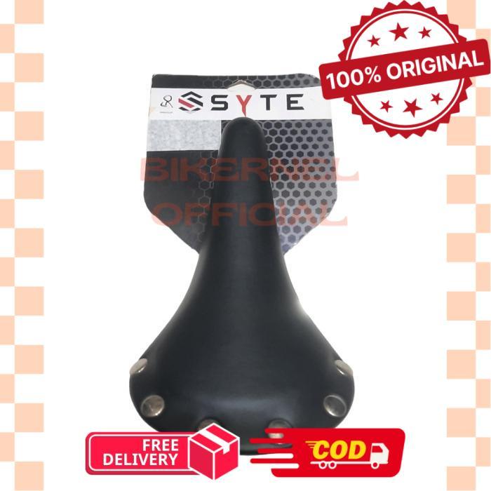 Saddle Sadel Paku Vintage SYTE Bed Rail ST-G150-3 Pines Brown Coklat / Black Hitam G150 - Hitam bike