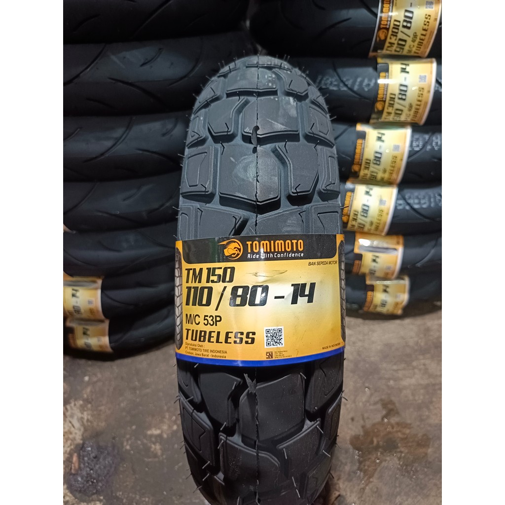 BAN TOMIMOTO TM150 110/80-14 DUAL PURPOSE