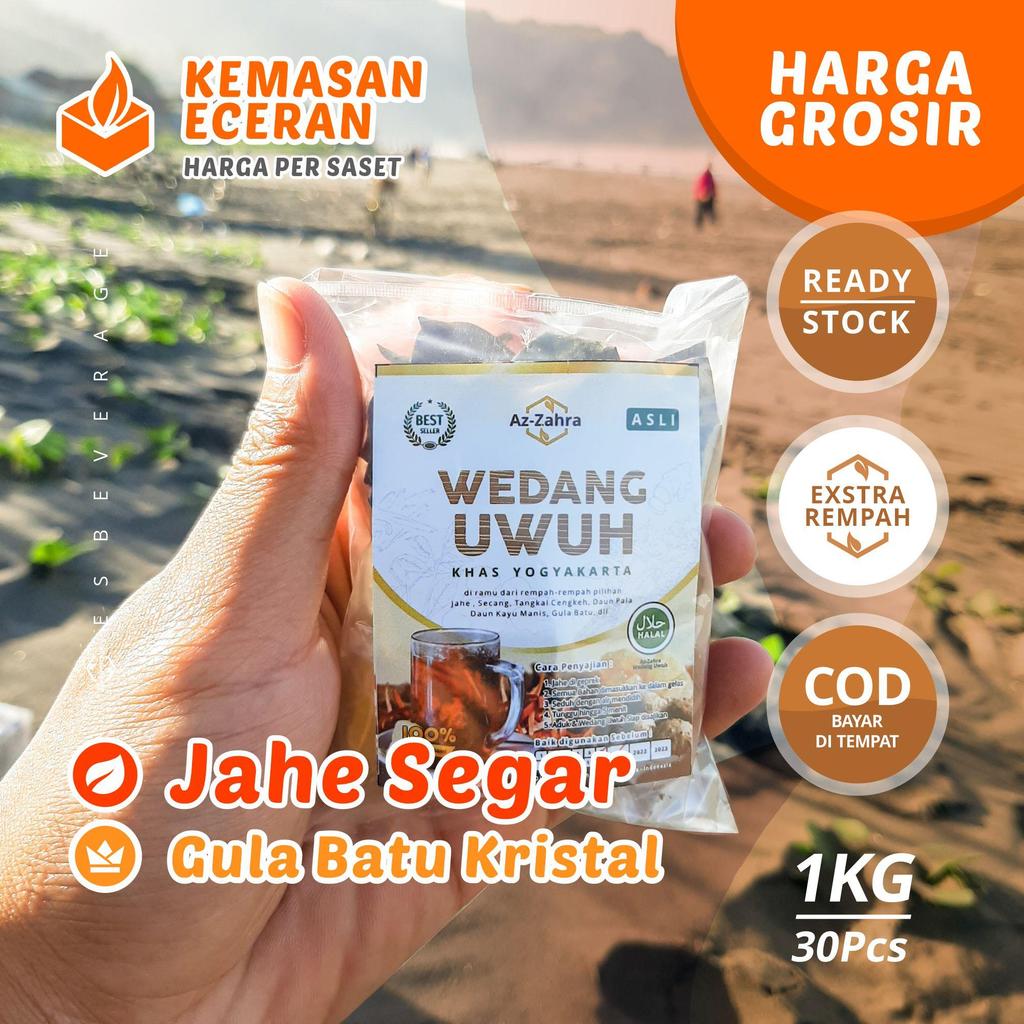 [GROSIR ECERAN] Wedang Uwuh Komplit Gula Batu Jahe Segar / Basah Asli Khas Yogyakarta