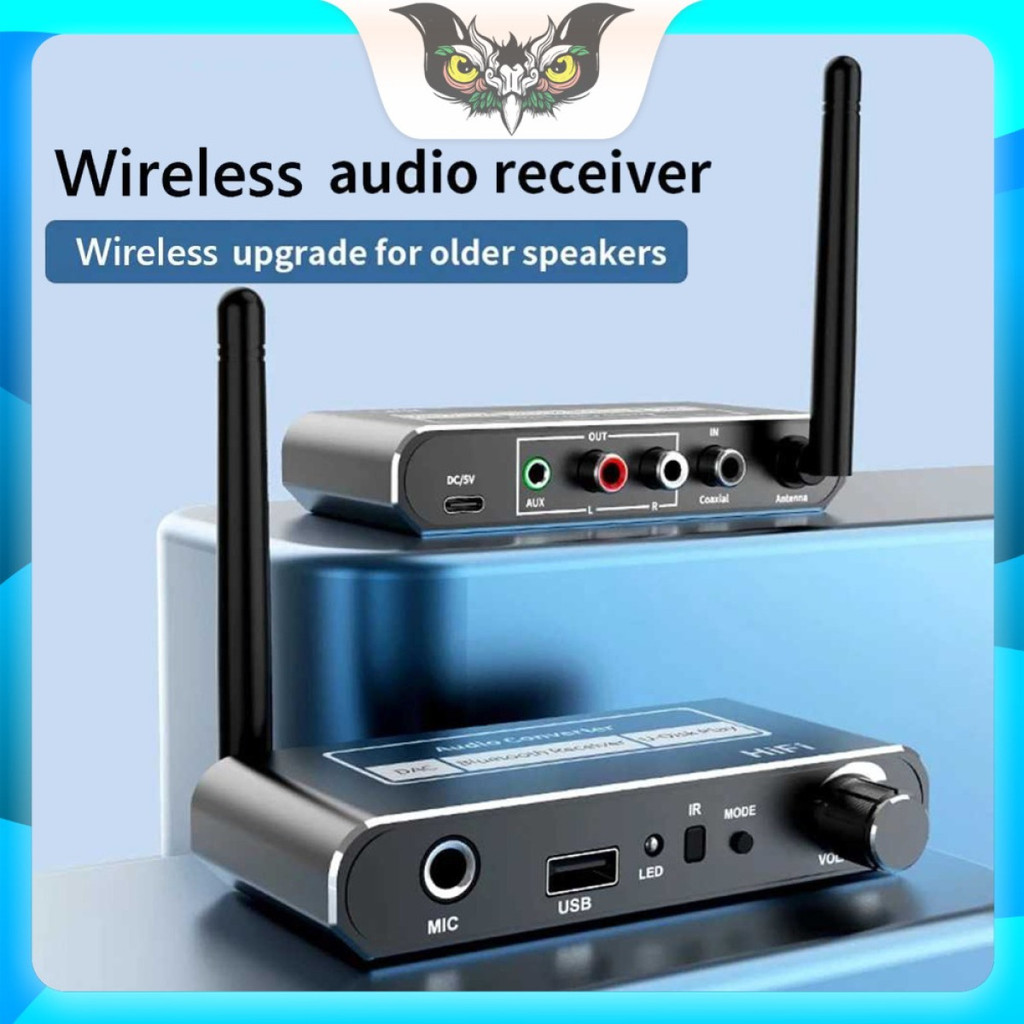 DAC Audio Wireless Bluetooth Receiver HiFi Converter Digital to Analog