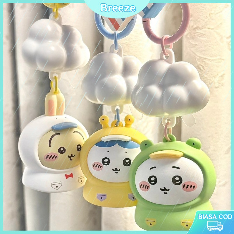 Chiikawa Gantungan Kunci Lampu Awan Bersinar 3 Varian Karakter Lucu Aksesoris Tas