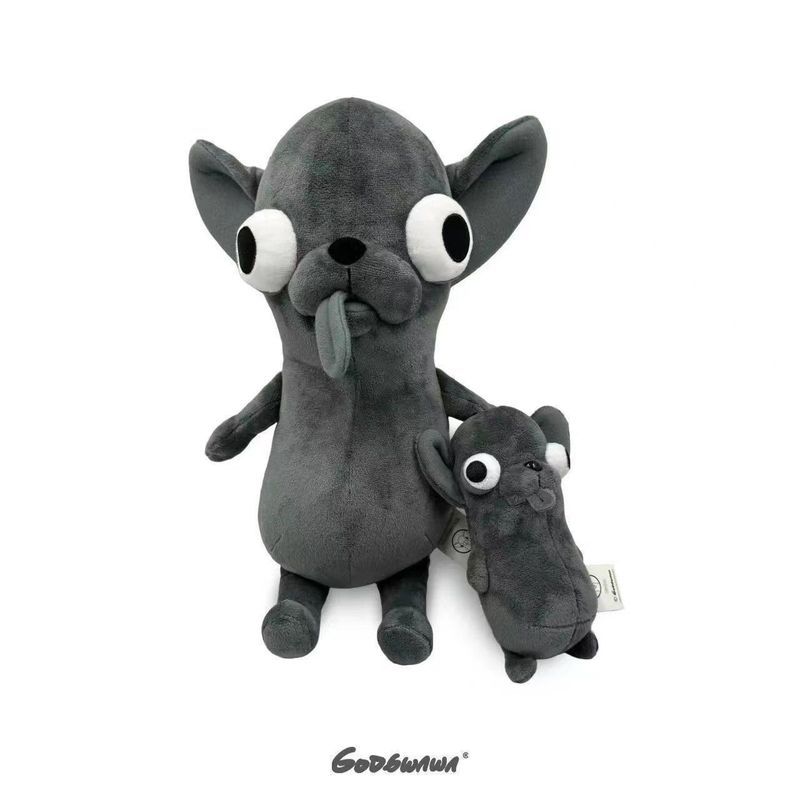 Boneka mainan Chihuahua yang jelek-cantik, boneka anak anjing Chihuahua yang menggemaskan.