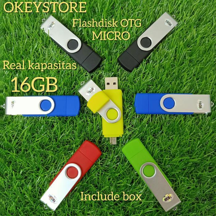 FLASHDISK OTG 16GB PUTAR