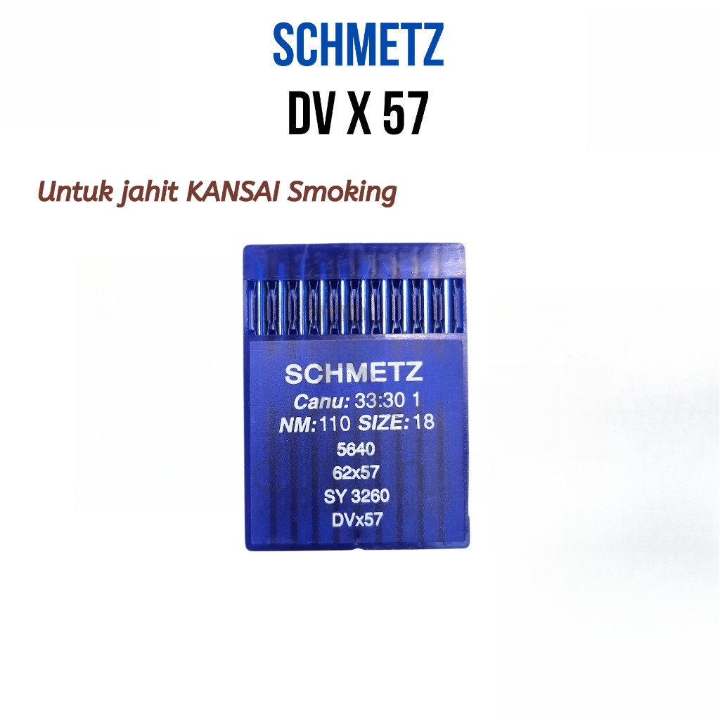 JAHIT24JAM  Jarum Jahit DVx57 Schmetz Needles jerman DV x 57 Germany Kansai Smocking Smoking Siruba 