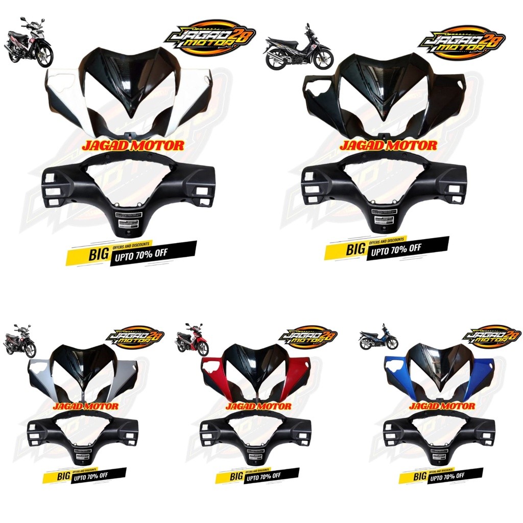 Batok Depan Belakang Supra X 125 New Batman 2008 2009 2010 2011 / Kepala Depan Belakang Supra X 125 