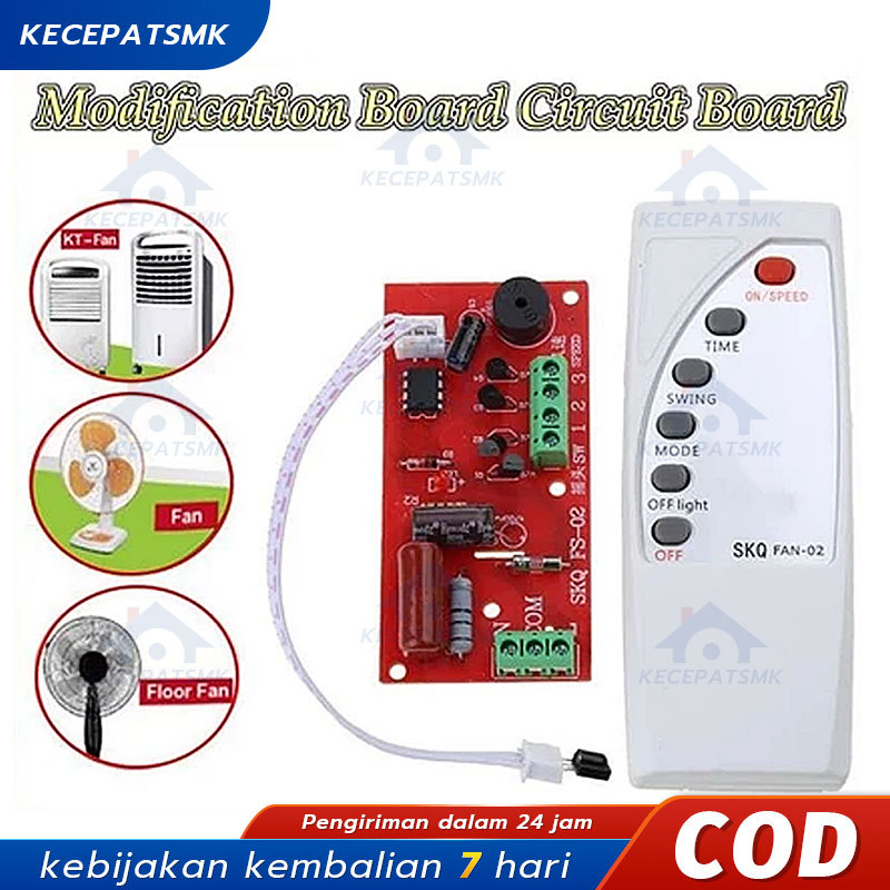 [COD]Modul + Remot universal Kipas Angin Modul Pcb Kipas Angin Yundai / Arashi / Maspion / Cosmos / 