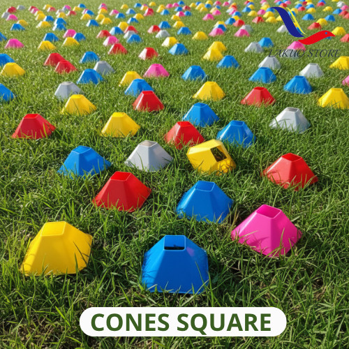 CONES SQUARE / CONES KOTAK PERSEGI /  CONES KURUCUT / CONES AGILITY / CONES SEPAK BOLA | CU5