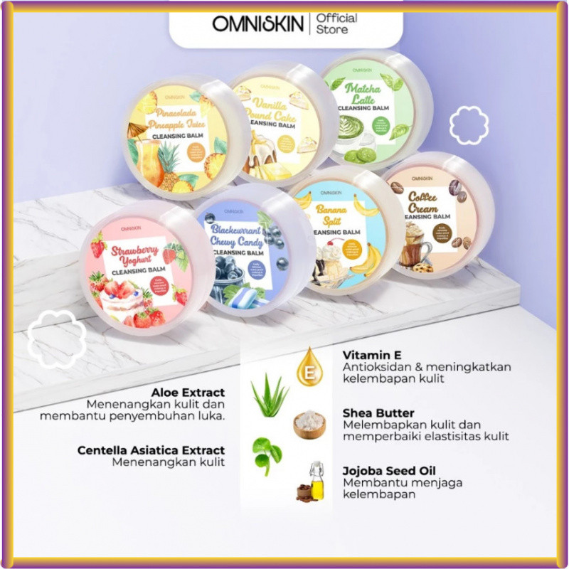 Omniskin Penghapus MakeUp Omniskin Cleansing Balm OMNISKIN Pembersih Make up