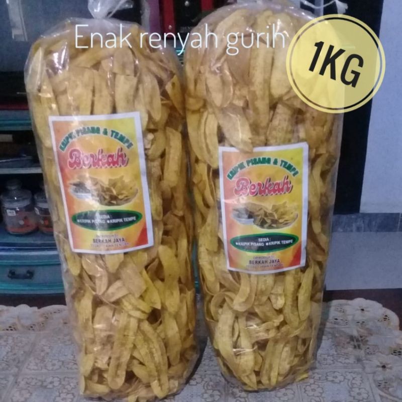 Keripik Pisang gurih 1kg kripik
