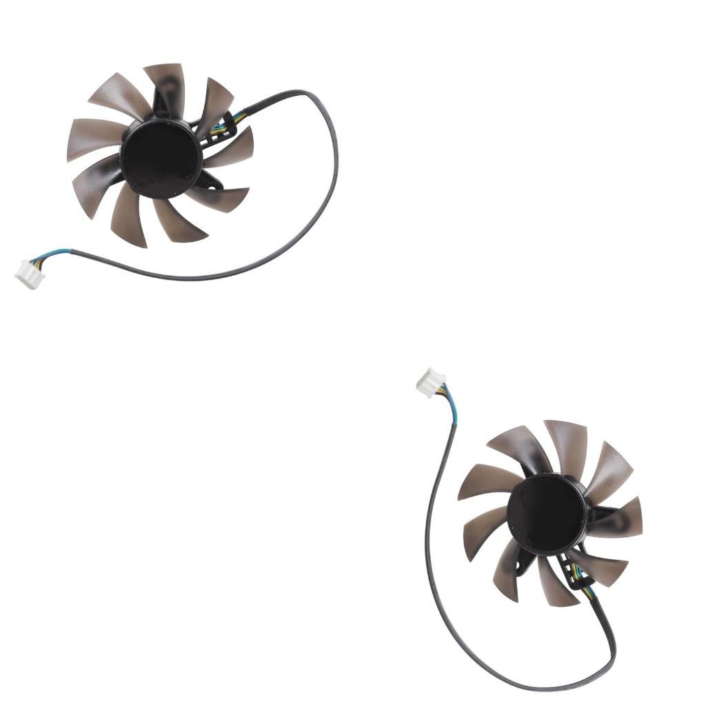 75mm FD8015U12S 4Pin VGA Fan Graphics Card Cooling Fan for AMDRX570 580 Cooler