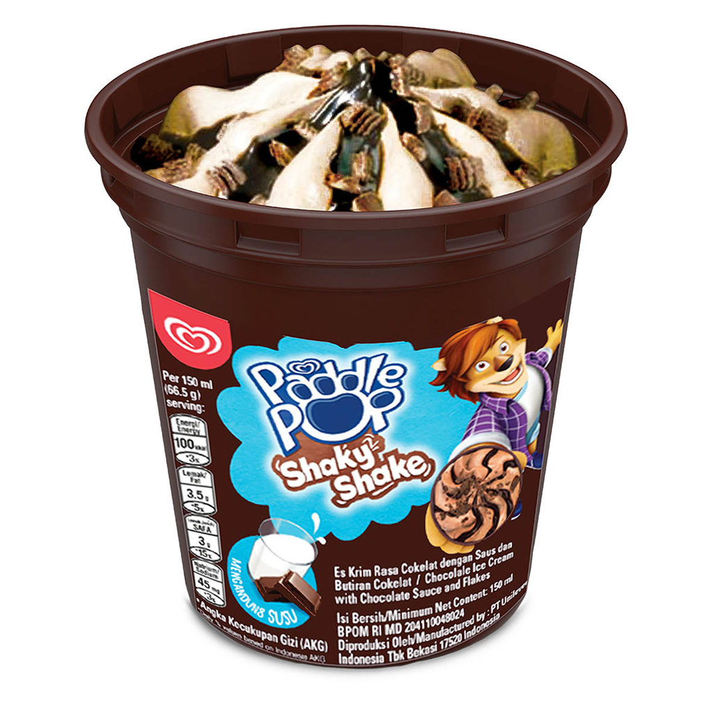 WALLS PADDLE POP SHAKY2 SHAKE 150ML