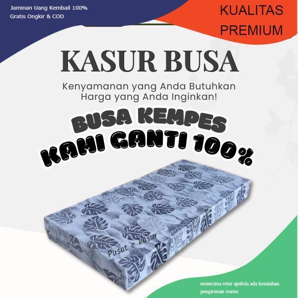 kasur single 100x200 bantal silikon kasur spon lantai kasur busa - 100x200x5 Bed Furniture
