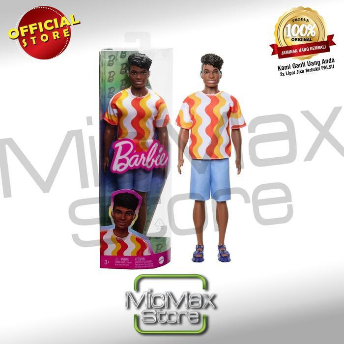 Boneka mattel Barbie Ken Fashionistas ken Mainan Original Asli - KEN-220