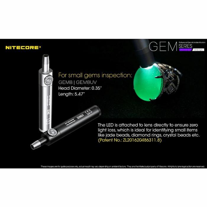 ArenaSports17 Flashlight Nitecore GEM 8