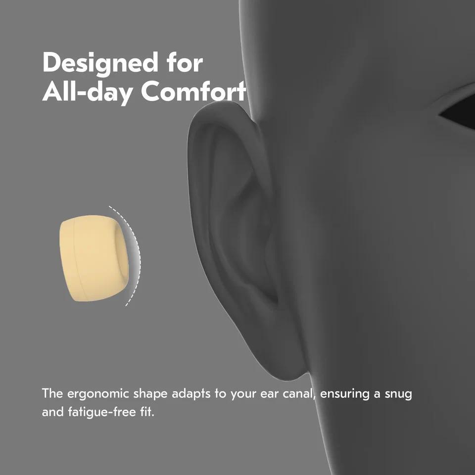 KBEAR 4540 coffee Silicone Eartips Ergonomically Designed Earcap Optional XS/S/M/L size and combinat