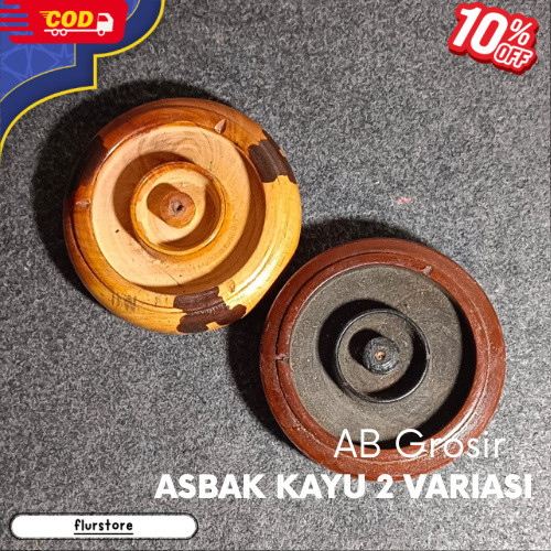 BARU Asbak kayu 2 variasi , asbak kayu pinus murah asbak sovenir FLS