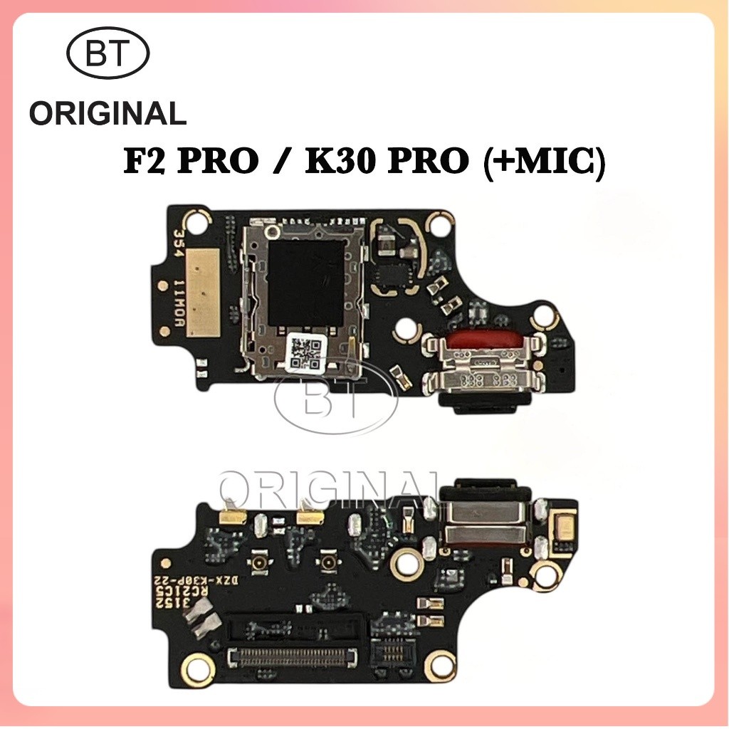 KONEKTOR CHARGER BOARD PCB  XIAOMI POCO F2 PRO - REDMI K30 PRO +MIC - FAST CHARGING ORIGINAL FULL IC