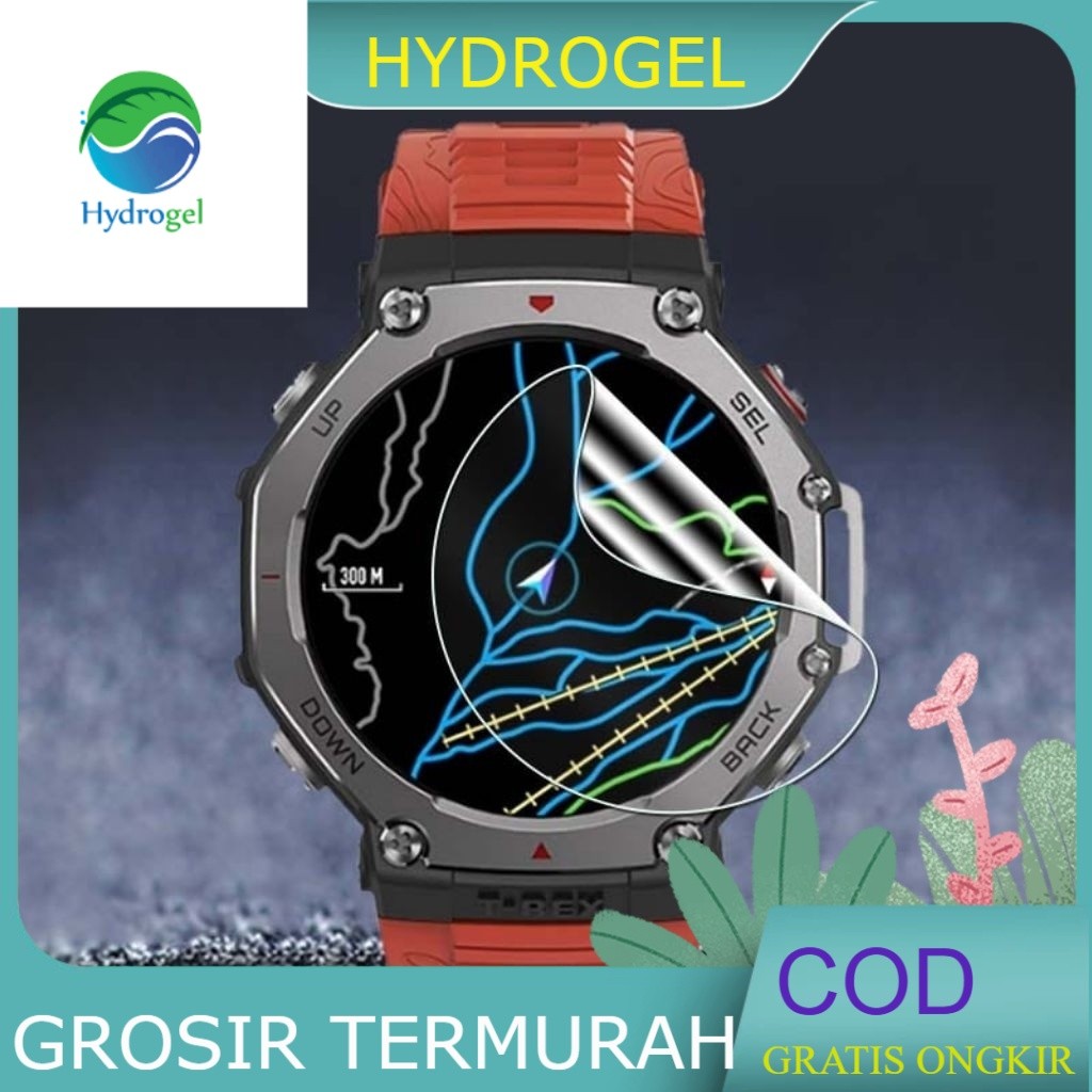 Hydrogel Screen Protector for Amazfit T-Rex / T-Rex Pro / T-Rex 2 / T-Rex 3