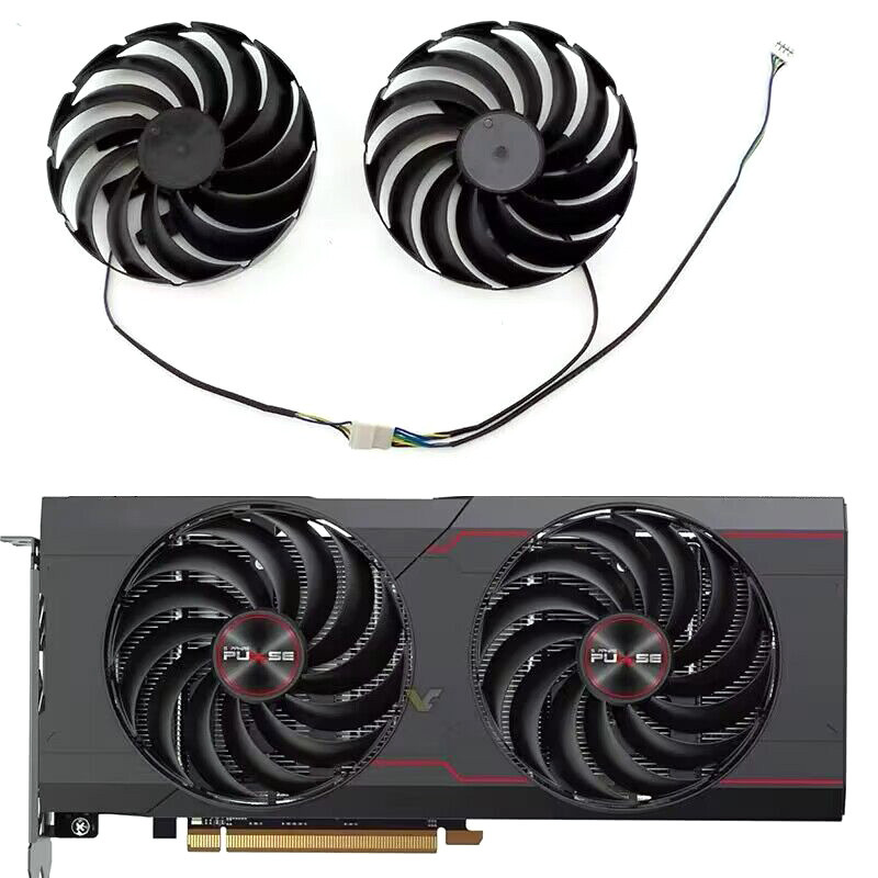 FD10015M12D 95MM 4PIN RX6750XT US GPU Cooler for Sapphire RX6700 6700XT 6750XT US Platinum Etion gra