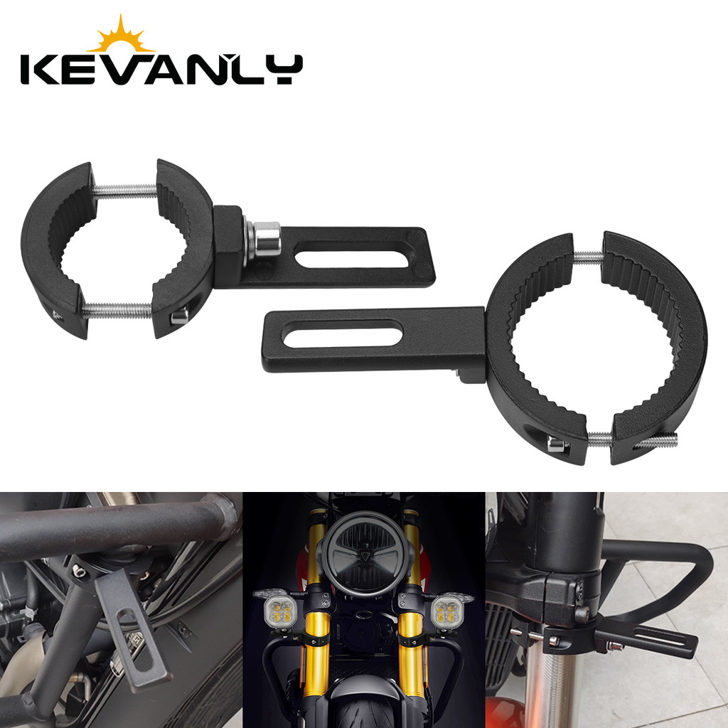 1pcs Motorcycle LED Headlight Spotlight Mount Bracket Large Shock Absorber Lighting Bracket  for Mot