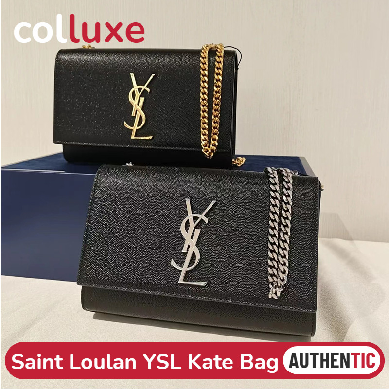 Menyediakan resi  YSL Saint Loulan YSL Kate Wanita / tas punggung / tas rantai / tas rasul