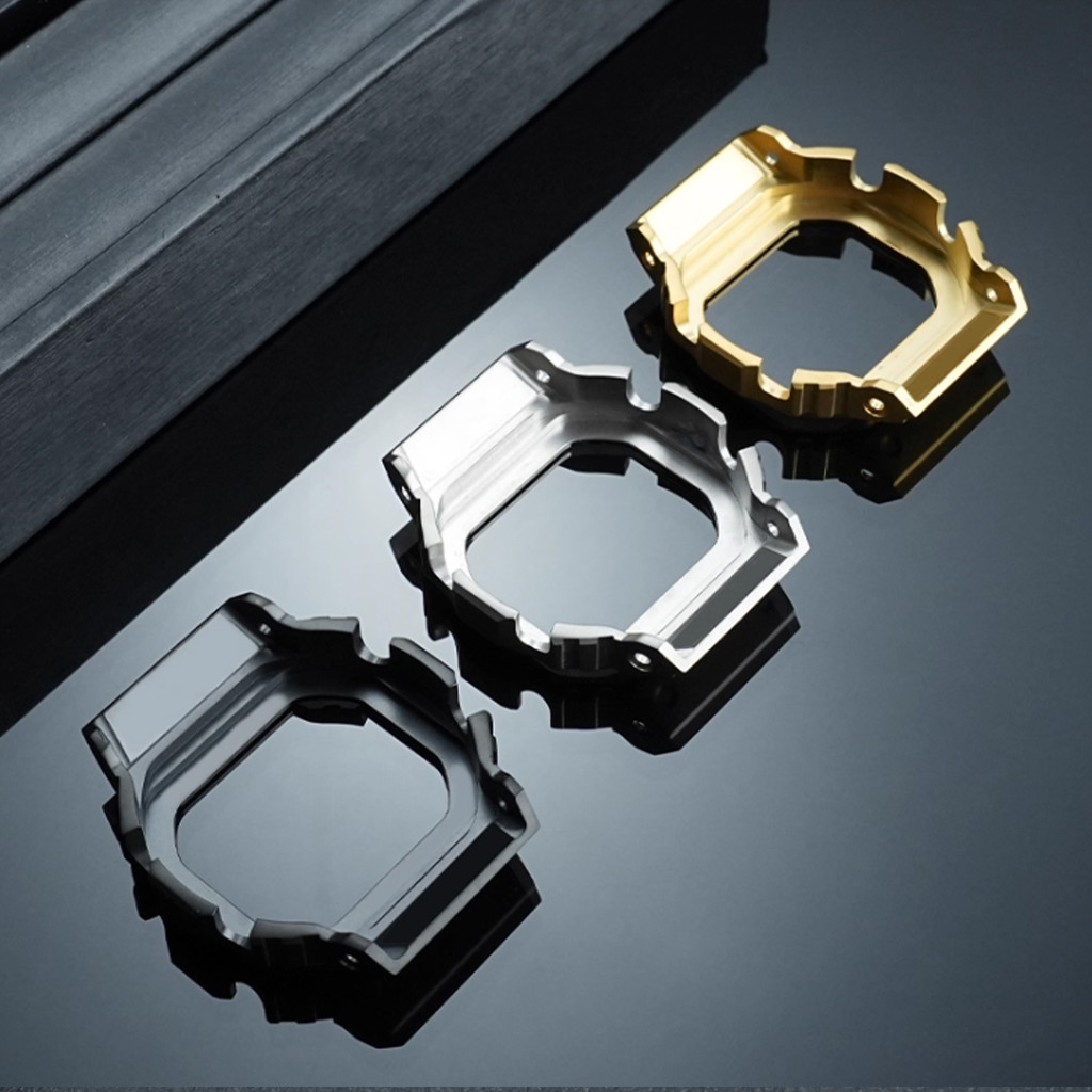 GMW-B5000 mofied wat case For  Casio G-SHOCK small gold block GMW-B5000 Y new upgraded titanium allo