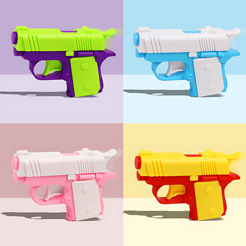 Mainan Anak 88208-B/M1911 GRAVITY 3D RADISH GUN Mainan Tembakan Mini Anak Edukatif Tekan Warna