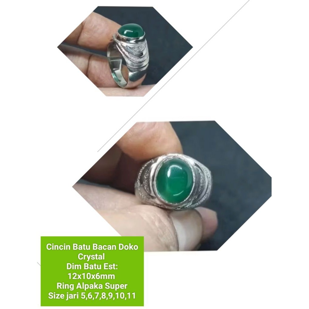 CINCIN BATU BACAN DOKO CRYSTAL