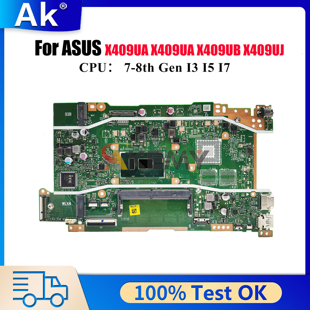 X409UA Laptop Motherboard For ASUS VivoBook F509U X409UA X409U A509U X409UB A409U F409U X409UJ Mainb