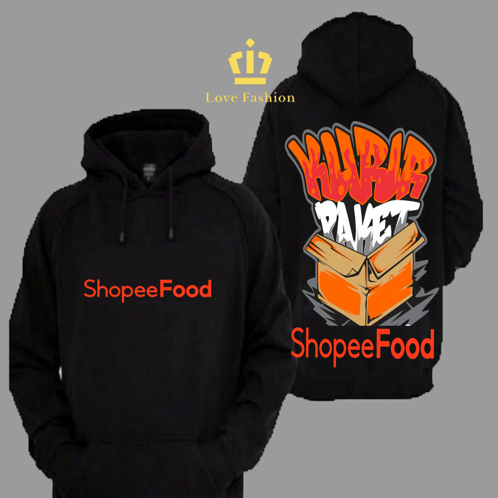 Sweater Hoodie Distro Kurir Paket ShopeeFood Express Premium Terbaru
