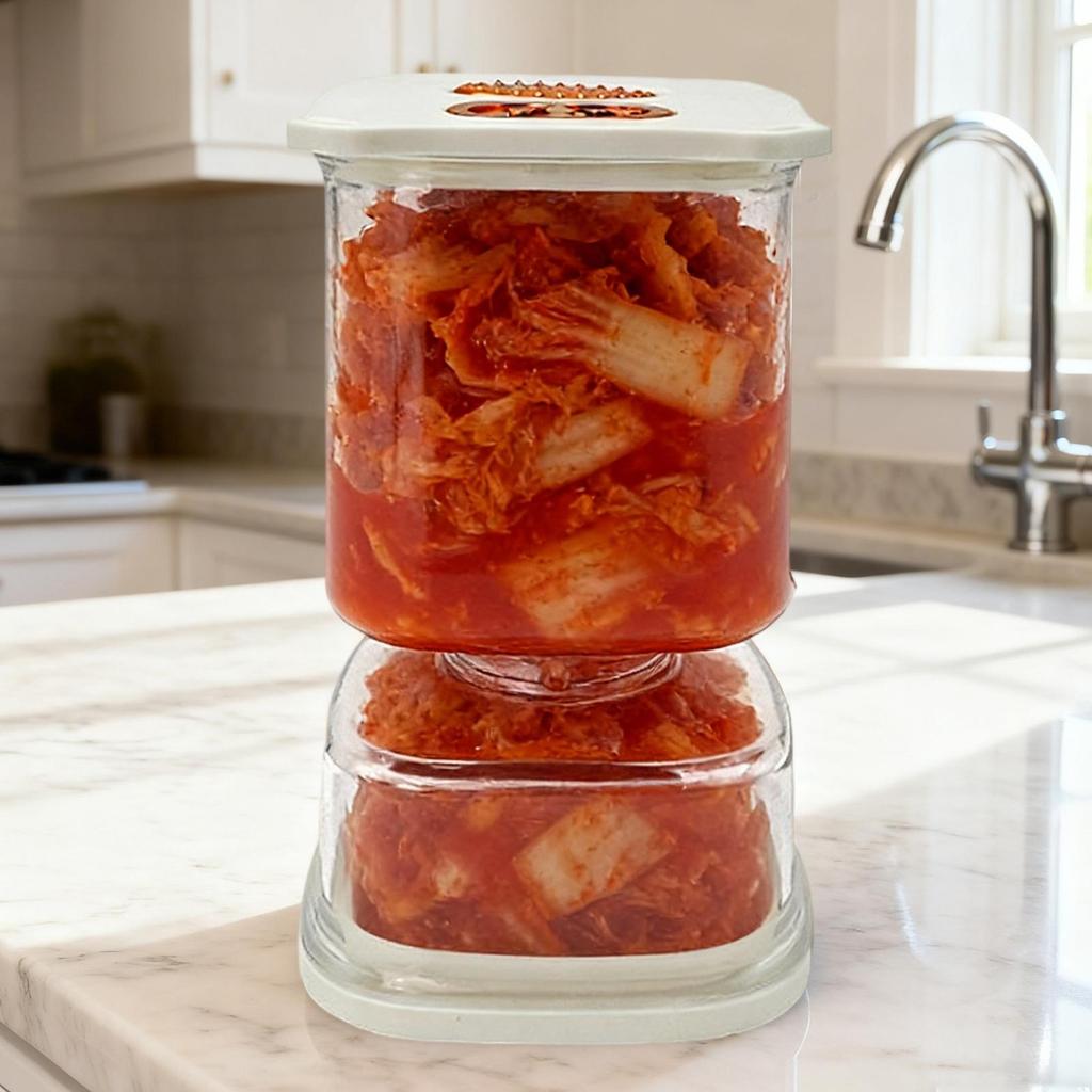 Food Storage Container Dustproof Clear With Lid Airtight Pickle Jar For Grounds Cereal Sugar Tea Dri