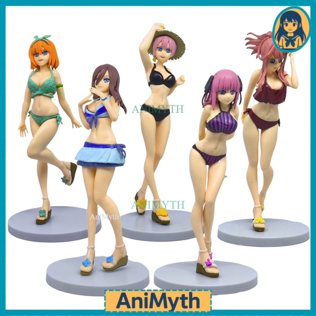 Figure Gotoubun no Hanayome Quintessential Quintuplets Bikini Beach Anime Collectible