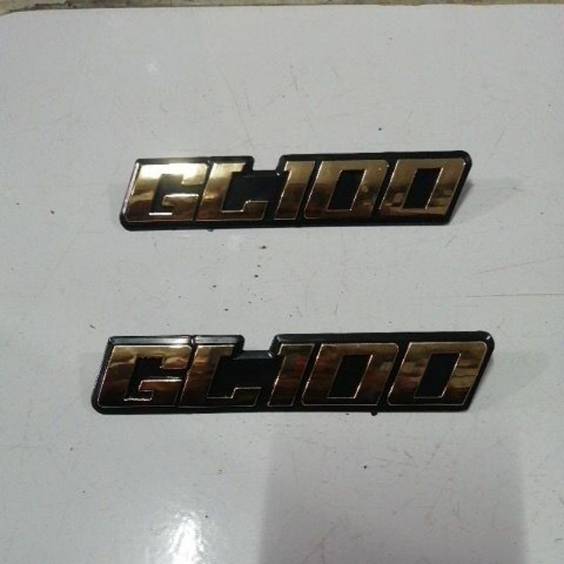 Emblem Tutup Aki GL100 emblem tepong GL100