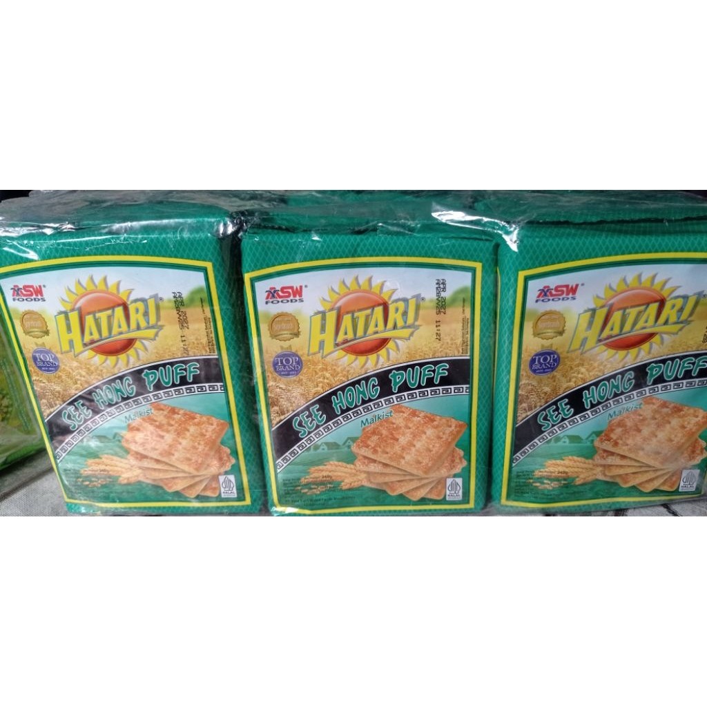 1 pack isi 6pcs Hatari malkist see hong puff rasa original malkist