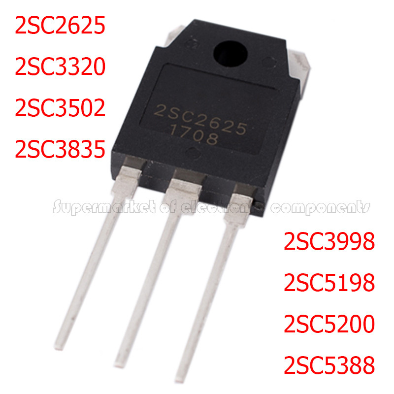 2PCS 2SC2625 2SC3320 2SC3502 2SC3835 TO-3P 2SC3998 2SC5198 2SC5200 2SC5388 TO3P New