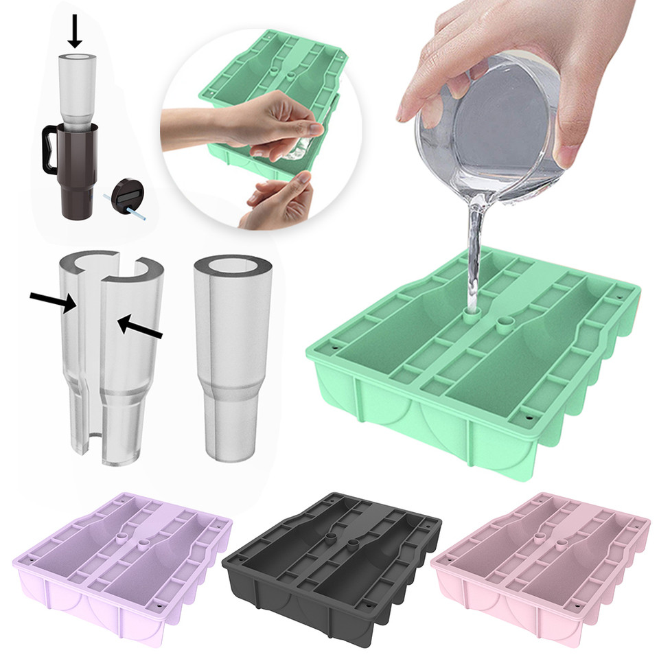 Ice Cube Tray Ice Cube Mold Quick Release Silicone Ice Mold Bottle Shaped Ice Mold for Freezer Ice D