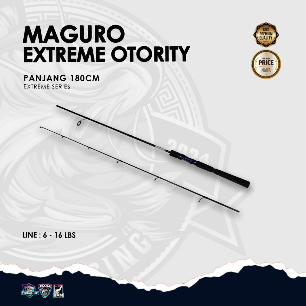 Joran Spinning MAGURO EXTREME OTORITY | Harian Ikan Mas | Galapung | Galamata Ikan Mas