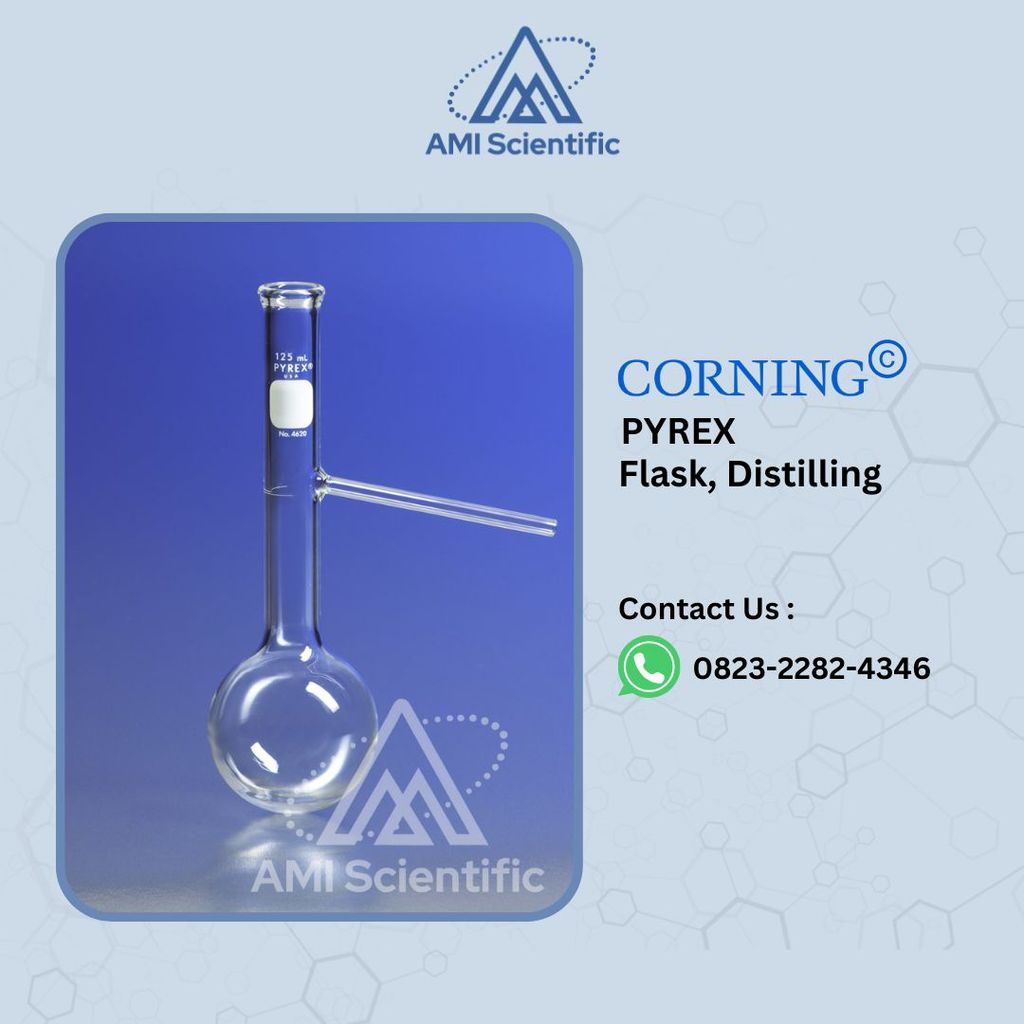 Distilling Flask Pyrex Corning CAT 4620