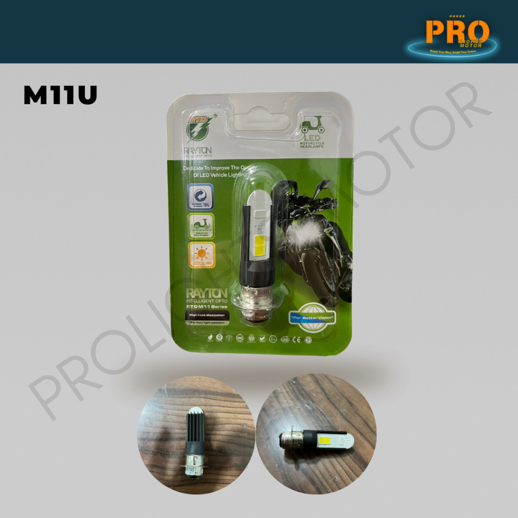 Lampu H6 RTD Rayton M11U Lampu Motor RTD Rayton