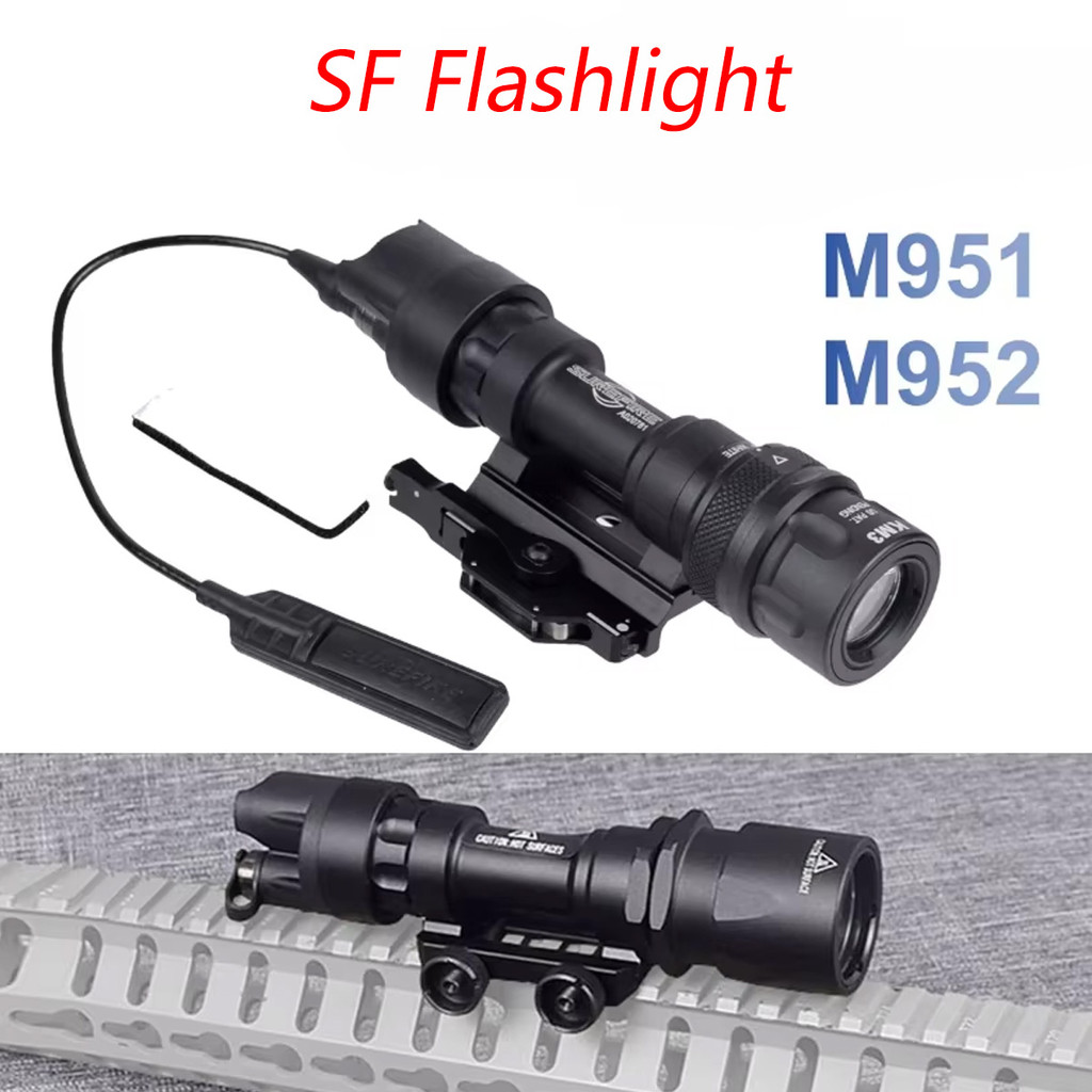 Tactical Surefir M951 M952 Scout M951V Light Cover M600 Gun LED Flashlight Swit AR15 M4 Rifle Airsof