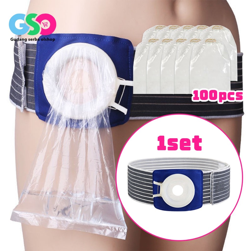 Sabuk Colostomy Bag Adjustable Ostomy Bag Kantong Kolostomi Dewasa Colostomy Bag Dewasa
