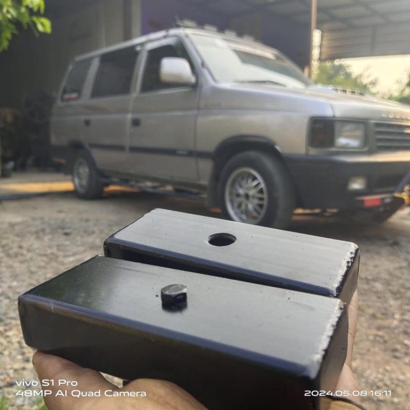Alat Ceper Mobil 5cm Lowering Kit Perdaun Kijang Carry Panther L300 Jimny Katana Under Axle