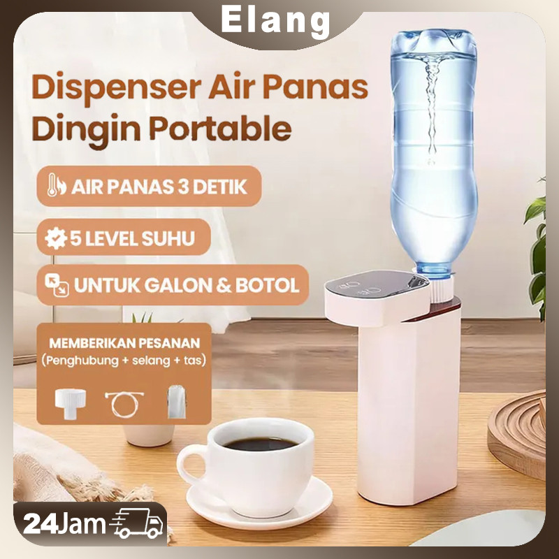 3 Detik Dispenser Air Panas Dingin/Dingin di Kantor & Travel/Dispenser Air Portable Lipat/Pompa Galo