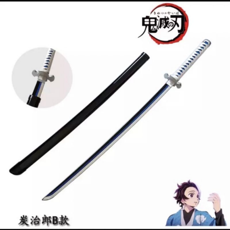 Termurah Katana kayu Tanjiro fs anime kimetsu no yaiba demon slayer